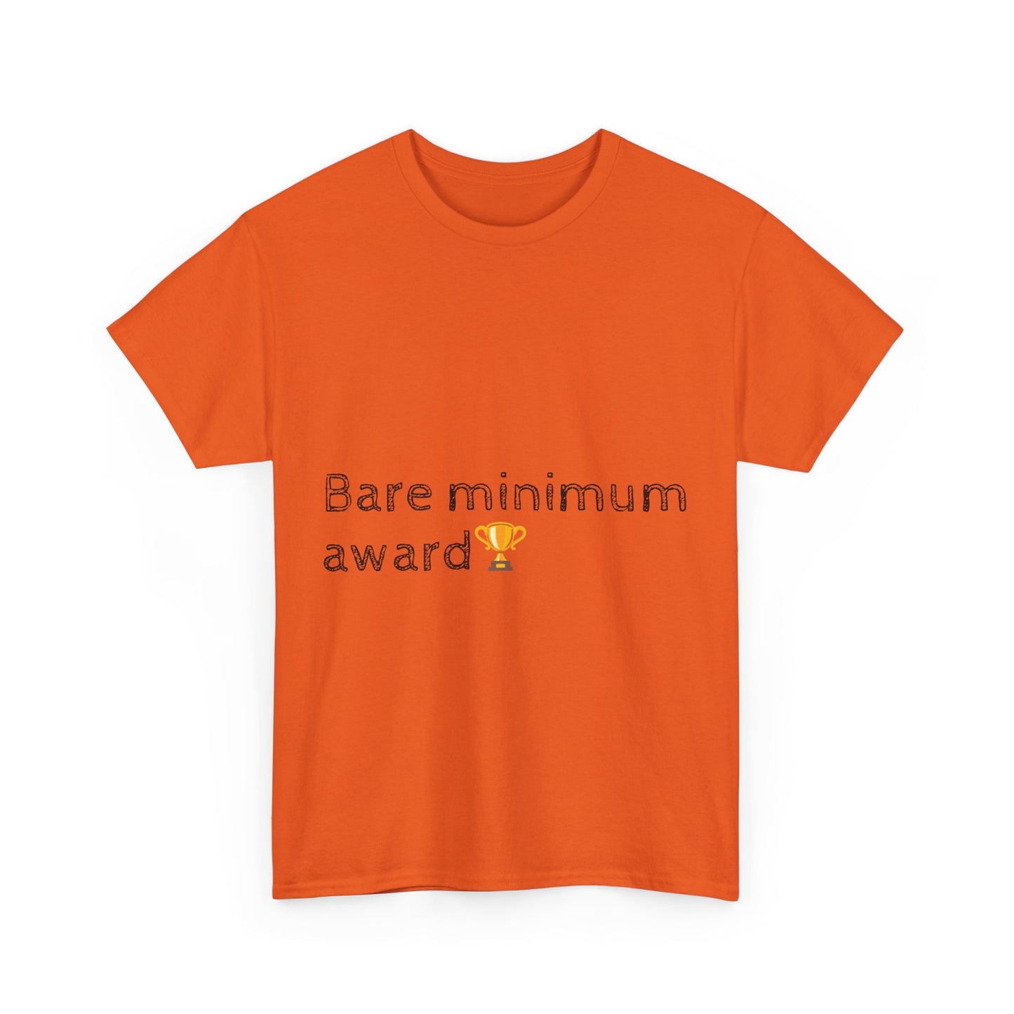 bare minimum award