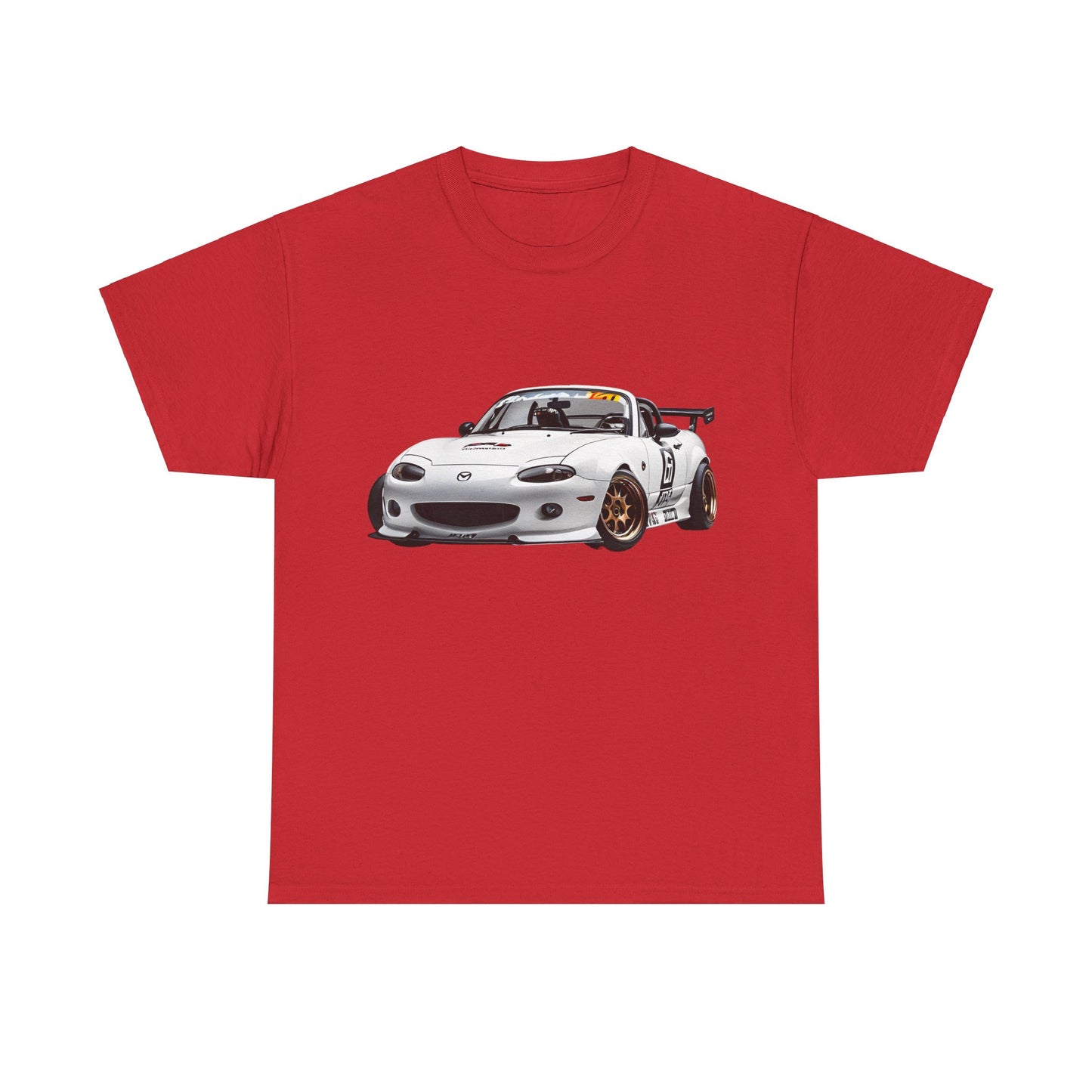 white miata race car